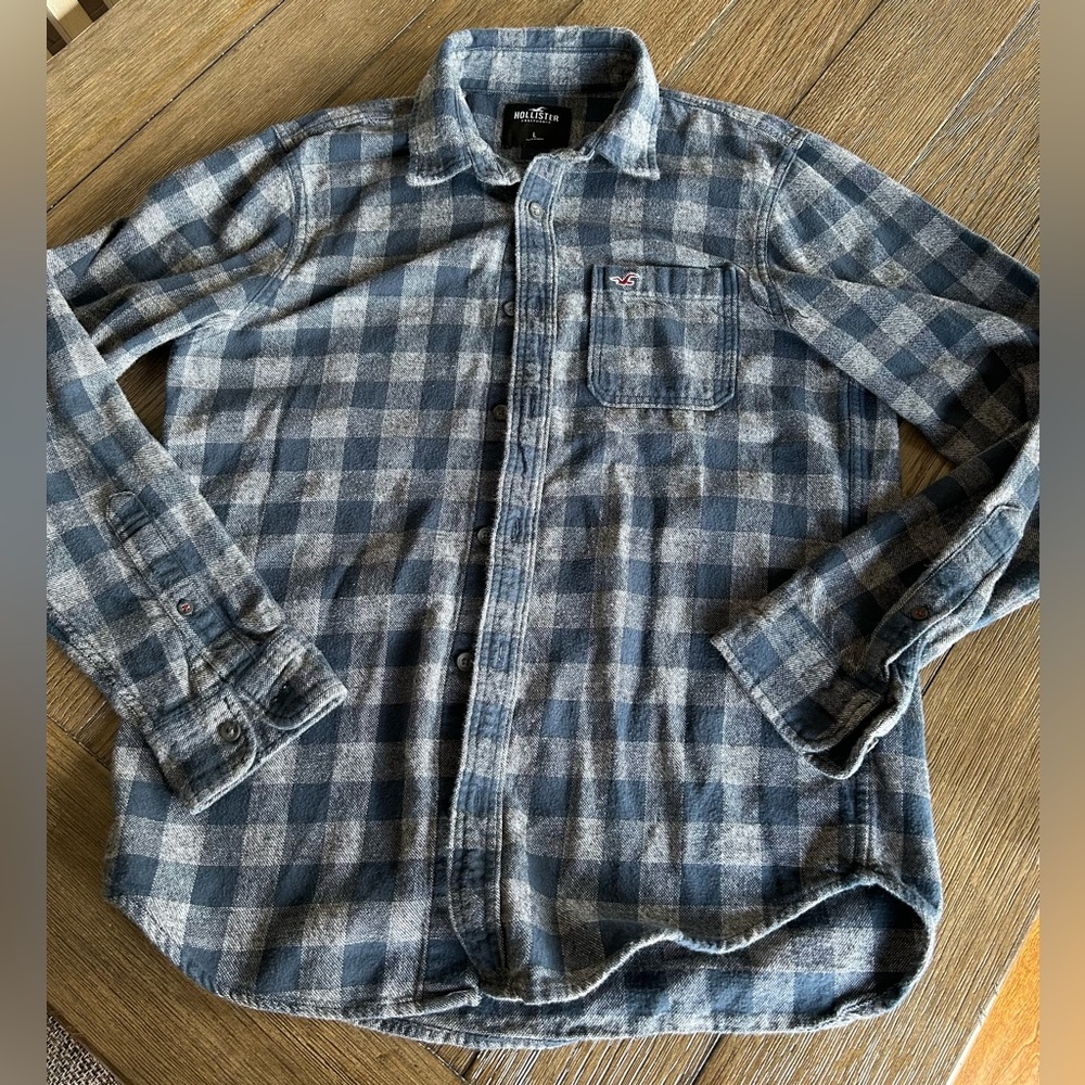 Hollister Flannel button shirt, Worn Once
